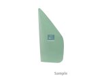 DT Spare Parts - Door glass, tinted green, right, single package - 4.68849