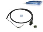 DT Spare Parts - Exhaust gas temperature sensor, M14 x 1,5, SW: 17, L: 1635 mm, L: 1505 mm, ?: 90 °, 2 poles - 4.69781