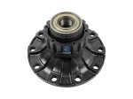 DT Spare Parts - Wheel hub, with bearing, d1: 110 mm, d2: 110 mm, D: 384 mm, 10 bores, b: 27.3 mm, H: 162.5 mm - 2.65287