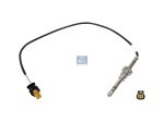 DT Spare Parts - Exhaust gas temperature sensor, M14 x 1,5, SW: 17, L: 530 mm, L: 400 mm, 2 poles - 4.69776