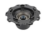 DT Spare Parts - Wheel hub, with bearing, d1: 127 mm, d2: 127 mm, D: 375 mm, 10 bores, b: 24 mm, M136 x 2, H: 137 mm - 1.17327