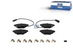 DT Spare Parts - Disc brake pad kit, with accessories, W: 122.8 mm, S: 17.3 mm, H: 50.1 mm - 13.93102