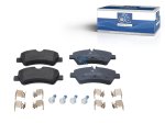 DT Spare Parts - Disc brake pad kit, without wear indicator, W: 136.9 mm, S: 17.6 mm, H: 58.5 mm - 13.93106