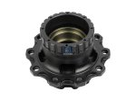 DT Spare Parts - Wheel hub, without bearings, d1: 148 mm, d2: 148 mm, D: 383.5 mm, 10 bores, b: 25 mm, H: 267 mm - 6.54017