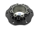 DT Spare Parts - Wheel hub, without bearings, d1: 130 mm, d2: 130 mm, D: 286 mm, 6 bores, b: 18 mm, H: 102 mm - 4.69673