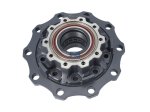 DT Spare Parts - Wheel hub, with bearing, d1: 148 mm, d2: 148 mm, D: 375 mm, 10 bores, b: 24 mm, H: 149.5 mm - 1.17364
