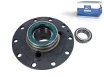 DT Spare Parts - Wheel hub, with bearing, d1: 140 mm, d2: 160 mm, D: 376.5 mm, 10 bores, b: 25 mm, H: 210 mm - 6.54019