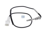 DT Spare Parts - Exhaust gas temperature sensor, M14 x 1,5, SW: 17, L: 625 mm, L: 515 mm, ?: 90 °, 2 poles - 12.24254