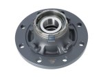DT Spare Parts - Wheel hub, with bearing, d1: 120 mm, d2: 150 mm, D: 320 mm, 8 bores, b: 22 mm, P: 275 mm, H: 180 mm - 10.10377