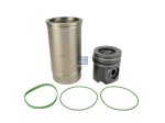 DT Spare Parts - Piston with liner, D: 115 mm - 1.33100