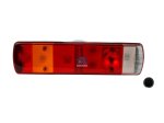 DT Spare Parts - Tail lamp, right, with license plate lamp, 24 V, P21W, L: 510 mm, H: 136 mm, R5W - 2.24400