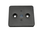 DT Spare Parts - Rubber buffer, L: 100 mm, W: 90 mm, H: 11 mm - 2.62130 - 2 Pack