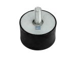 DT Spare Parts - Rubber buffer, D: 50 mm, M10 x 1,5, H: 30 mm - 3.25090 - 2 Pack