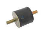 DT Spare Parts - Rubber buffer, D: 50 mm, M10 x 1,5, LTh: 28 mm, H: 45 mm - 3.72520