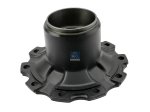 DT Spare Parts - Wheel hub, without bearings, d1: 110 mm, d2: 150 mm, D: 378 mm, 10 bores, b: 22 mm, H: 176 mm - 4.63150