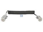 DT Spare Parts - Electrical coil, 24 V, L: 3.5 m, Type S, ISO 3731, 7 poles - 5.77040