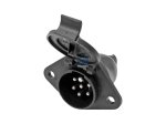 DT Spare Parts - Socket, plastic, screw connection, 24 V, ISO 1185, 7 poles - 5.77070 - 10 Pack