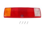DT Spare Parts - Tail lamp glass, L: 414 mm, H: 130 mm - 5.81130