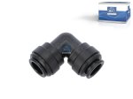 DT Spare Parts - Elbow connector, plastic, D: 10 mm - 9.85840 - 10 Pack