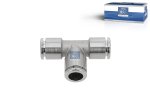 DT Spare Parts - T-connector, brass, D: 10 mm - 9.85930 - 10 Pack