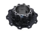 DT Spare Parts - Wheel hub, without bearings, d1: 160 mm, d2: 160 mm, D: 380 mm, 10 bores, b: 22 mm, H: 165 mm - 3.67630