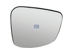 DT Spare Parts - Mirror glass, wide view mirror, heated, R: 300 mm - 7.73430