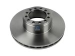 DT Spare Parts - Brake disc, D: 436 mm, 12 bores, b: 19.1 mm, P: 168 mm, d: 135 mm, H: 131 mm, S: 45 mm, s: 39 mm - 7.36030