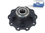 DT Spare Parts - Wheel hub, with bearing, d1: 120 mm, d2: 147 mm, D: 378 mm, 10 bores, b: 22.7 mm, H: 178 mm - 10.20430