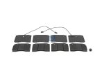 DT Spare Parts - Disc brake pad kit, without springs, with wear indicators, W: 180 mm, S: 20 mm, H: 106 mm - 7.92640