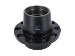 DT Spare Parts - Wheel hub, without bearings, d1: 120 mm, d2: 150 mm, D: 270 mm, 10 bores, b: 22 mm, P: 225 mm, M125 x 2, H: 205 mm - 10.10590