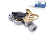 DT Spare Parts - Palm coupling, black, with cap, M22 x 1,5, max. 8 bar, ISO 1219 - 9.72010