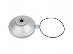 DT Spare Parts - Hub cover, complete with o-ring, standard, d: 123 mm, D: 139 mm, M12 x 1,75, H: 61 mm - 1.17087