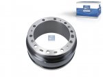 DT Spare Parts - Brake drum, D: 413 mm, 10 bores, b: 23.5 mm, P: 335 mm, d: 295 mm, H: 263 mm, B: 188.5 mm - 1.18703