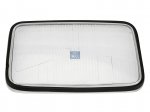 DT Spare Parts - Headlamp glass, H4 - 1.21046