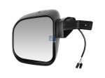 DT Spare Parts - Wide view mirror, left, heated, R: 300 mm - 1.22991