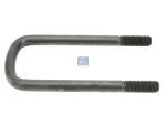 DT Spare Parts - U-bolt, r: 15 mm, R: 140 mm, M24 x 3, LTh: 70 mm, L: 280 mm, w: 103 mm - 1.25411 - 2 Pack