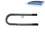 DT Spare Parts - U-bolt, r: 40 mm, M24 x 3, LTh: 54 mm, L: 311 mm, w: 98 mm, S: 18 mm, 10.9 - 1.25417 - 2 Pack