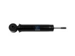 DT Spare Parts - Cabin shock absorber, D1: 44 mm, D2: 12.4 mm, b: 14 mm, M12 x 1,75, Lmin: 238 mm, Lmax: 316 mm - 1.25694