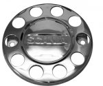 PAR635A Scania embossed closed centred stainless steel 10 stud nut ring with 335mm