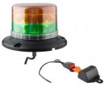 Durite - Dual Colour Single Bolt LED Beacon With Seat Belt - 12/24V - 0-445-50