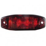 Durite - Ultra Slim LED Fog Light, Red Lens - 12/24V - 0-097-12