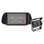 Durite - 7" 1080p AHD Mirror Monitor Cam Kit (2 camera inputs, incl. 1 x 1080p CMOS camera) - 0-775-00