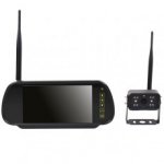 Durite - 7" 1080p AHD Wireless Mirror Monitor Cam Kit (4 camera inputs, incl. 1 x 1080p CMOS camera) - 4-776-25