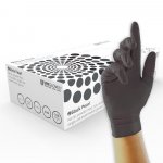 XL - Unigloves BLACK PEARL Nitrile Examination Gloves - GP0035