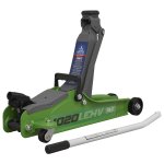 Sealey Low Profile Short Chassis Trolley Jack 2 Tonne - Green