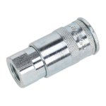 Sealey PCL Coupling Body Female 1/4"BSPT - Pack of 50