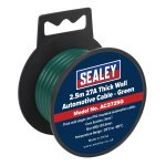 Sealey 27A Thick Wall Automotive Cable 2.5m - Green