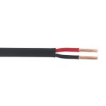 Sealey Thin Wall Flat Automotive Cable Twin 2 x 2mm² 28/0.30mm 30m - Black