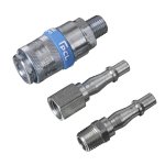 Sealey PCL Air Tool Coupling Kit 1/4"BSPT 3pc