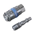 Sealey PCL Air Tool Coupling Kit 1/4"BSPT 2pc